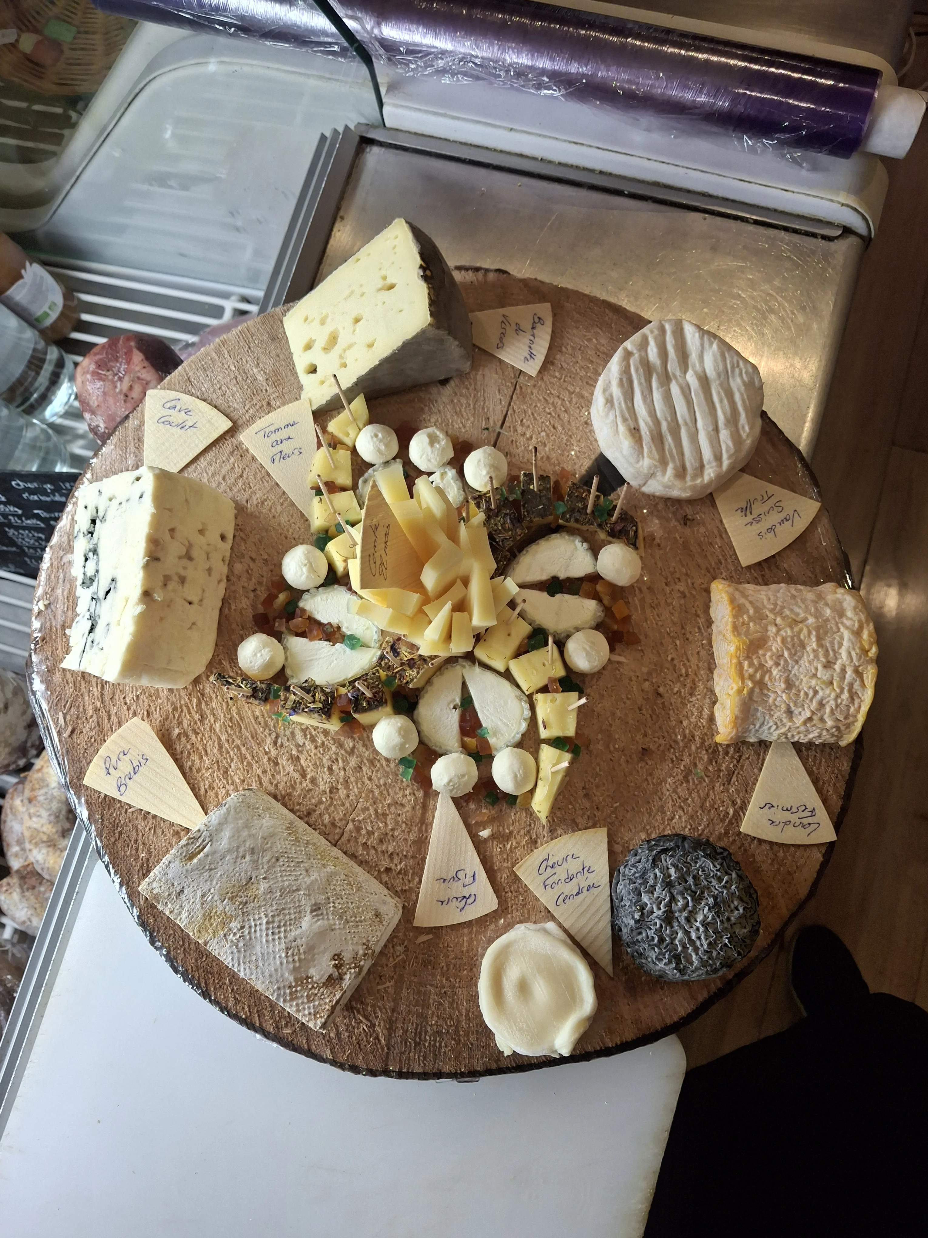 Plateau fin de repas